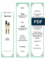 Undangan Pernikahan F4 Lipat 3