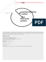 Circle: Equation of A Circle