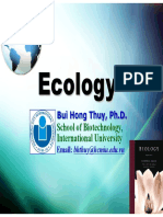 Ecology: School of Biotechnology, International University