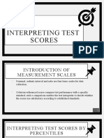 Interpreting Test Scores