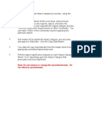 Determining significant environmental impacts