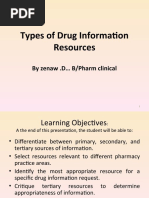 5.1-Types of Drug Information Resources