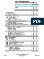 Issue 1 Document No: VSM300-OM-0006 Contents Index Page 3 of 5