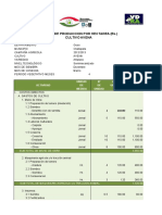 Costos de Produccion Por Hectarea (BS.) Cultivo Avena