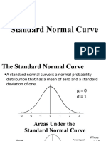 Lesson 2.3 Standard Normal Curve and Z Scores