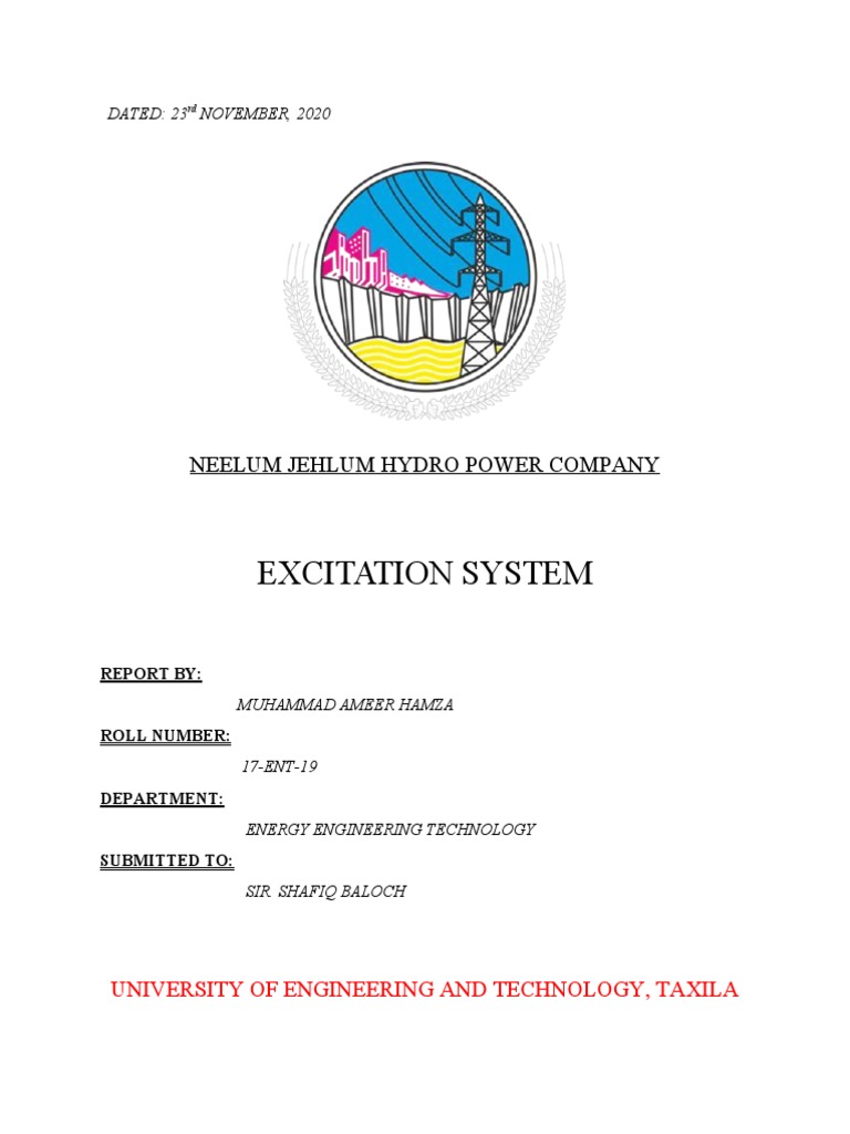 Excitation System PDF Rectifier Electric Generator
