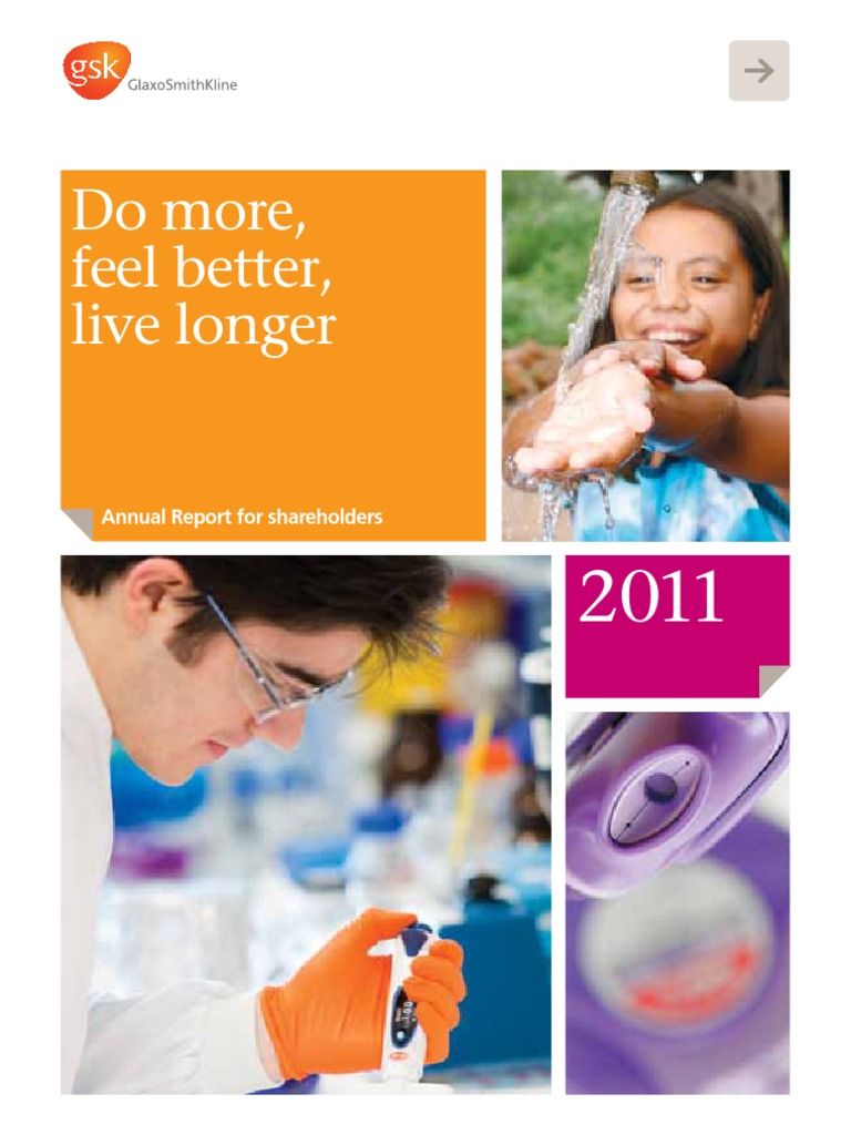 GSK Annual Report 2011 PDF Generic Drug Research And Development
