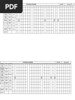 Daily Housekeeping Schedule Template | PDF