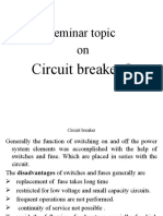 Seminar Topic On: Circuit Breaker-I