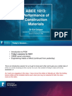 Performance of Construction Materials