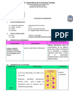 Ciencia y Tec. ACTIVIDAD DE APRENDIZAJE