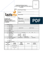 Formulir Beasiswa Sang Surya Lazismu 1