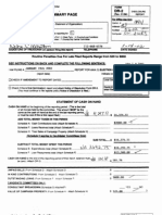 Disclosure Summary Page DR-2: Foh Instructions, See Back of Form