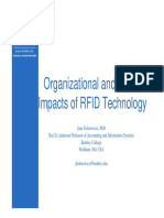 Organizational and Social Impacts of RFID Technology