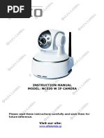 Instruction Manual Model: Nc530 W Ip Camera: Please Read These Instructions Carefully and Save Them For Future Reference