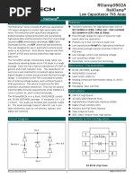 Railclamp Low Capacitance Tvs Array: Protection Products - Railclamp Description Features