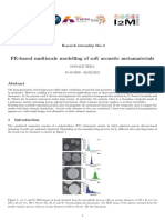 FE-based Multiscale Modelling of Soft Acoustic Metamaterials