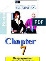 CHPTR 7 Organizing Business Entreprises