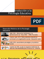 Introducción A La Psicología Educativa