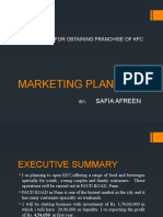 Marketing Plan:: Safia Afreen