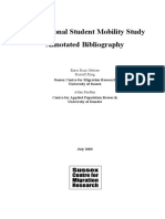 International Student Mobility Study. An
