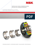 Rolamentos especiais para embreagem de compressor de ar condicionado