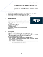 Lab 1 Fundamental Parameters of Radiation Pattern: Antenna and Propagation