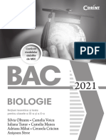 Bacalaureat 2021. Biologie - Clasele 9-10 - Silvia Olteanu, Camelia Voicu