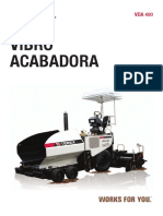 VDA 400: máquina versátil e compacta para obras urbanas e rodoviárias