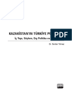 Kazakistanin Turkiye Politikasi