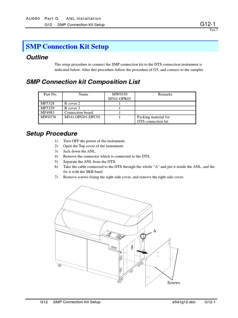SMP Connection Kit Setup: Outline | PDF | Electrical Connector ...