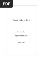 Oman Labour Law: Reproduced by