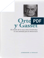 46 Ortega y Gasett.  Aprender a Pensar Filosofia 