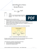 Distribusi Probabilitas Normal & Distribusi Sampling