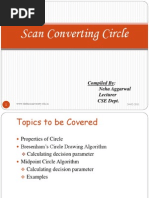 Scan Converting Circle