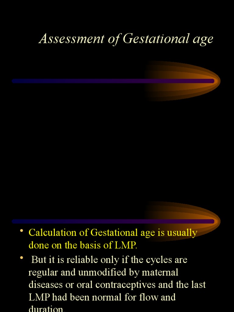 Gestational Age Assessment Criteria | PDF | Anatomical Terms Of Motion ...