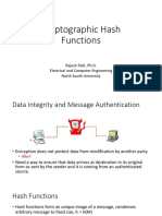 B4. Cryptographic Hash Functions