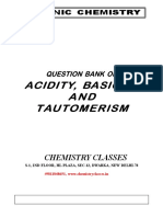 Acidity Basicity Tautomerism