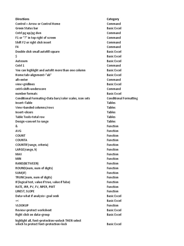 Excel help pdf microsoft excel spreadsheet