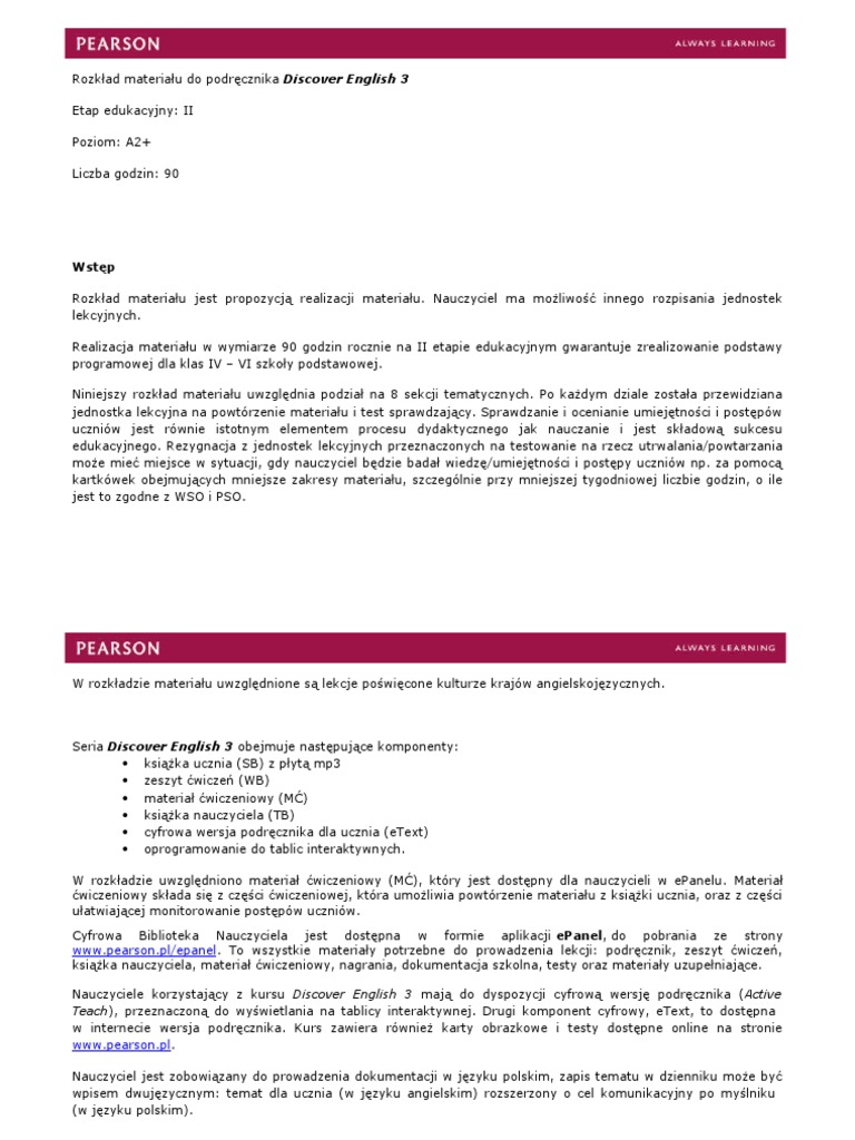 Rozkład Jazdy Mpk łódź 6 DiscoverEnglish 3 Rozk C5 82ad Materia C5 82u 90h 1 | PDF