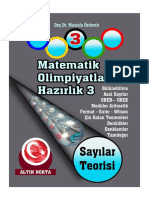 Matematik Olimpiyatlarına Hazırlık 3 Sayılar Teorisi Full Sorular