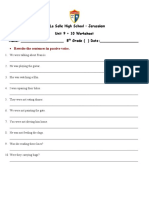 De La Salle High School - Jerusalem Unit 9 + 10 Worksheet Name: - 8 Grade Date