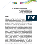 I CONGRESSO CIENTÍFICO DO PANATHLON BRASIL