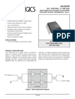 High Output Power Doubler Line Amplifier Features: 1000 MHZ, 21.5Db Gain