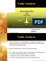 Value Analysis