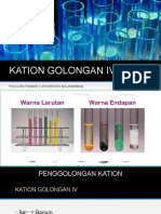 Kation Golongan IV & V