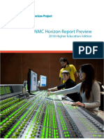 NMC Horizon Report Preview: 2018 Higher Education Edition