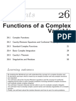 1 Complex Functions