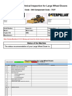 TA-2 Visual & Technical Inspection for Large Wheel Dozers
