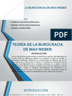 DIAPOSITIVAS_TEORÍA_BUROCRACIA_ MAX WEBER